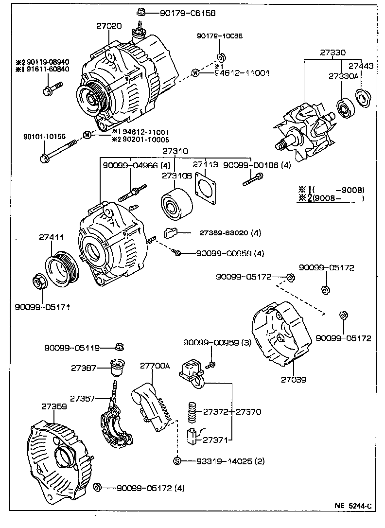  CRESTA |  ALTERNATOR