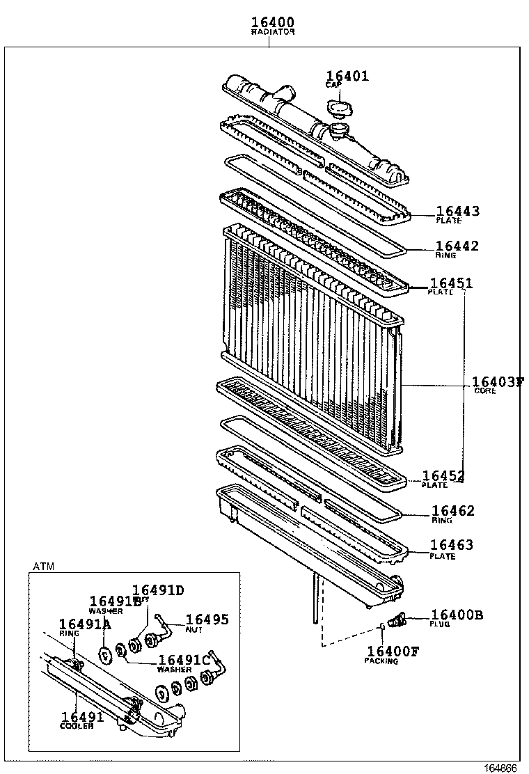  STARLET |  RADIATOR WATER OUTLET