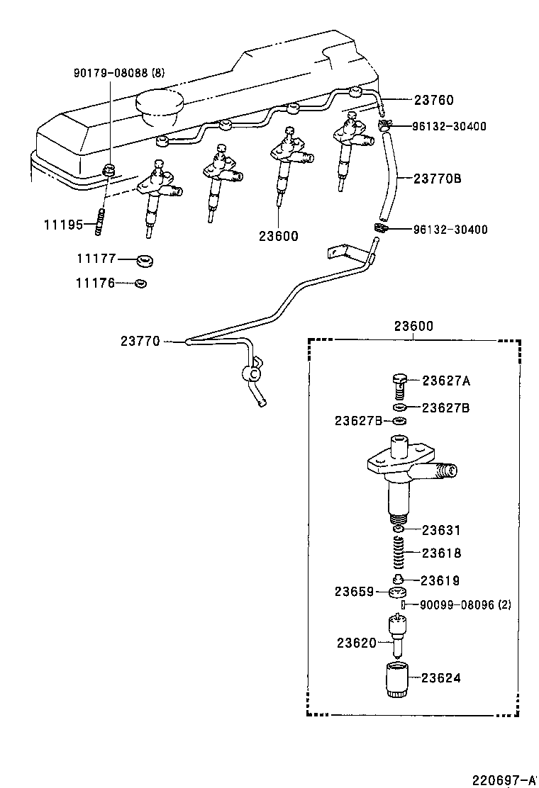  DYNA TOYOACE |  INJECTION NOZZLE