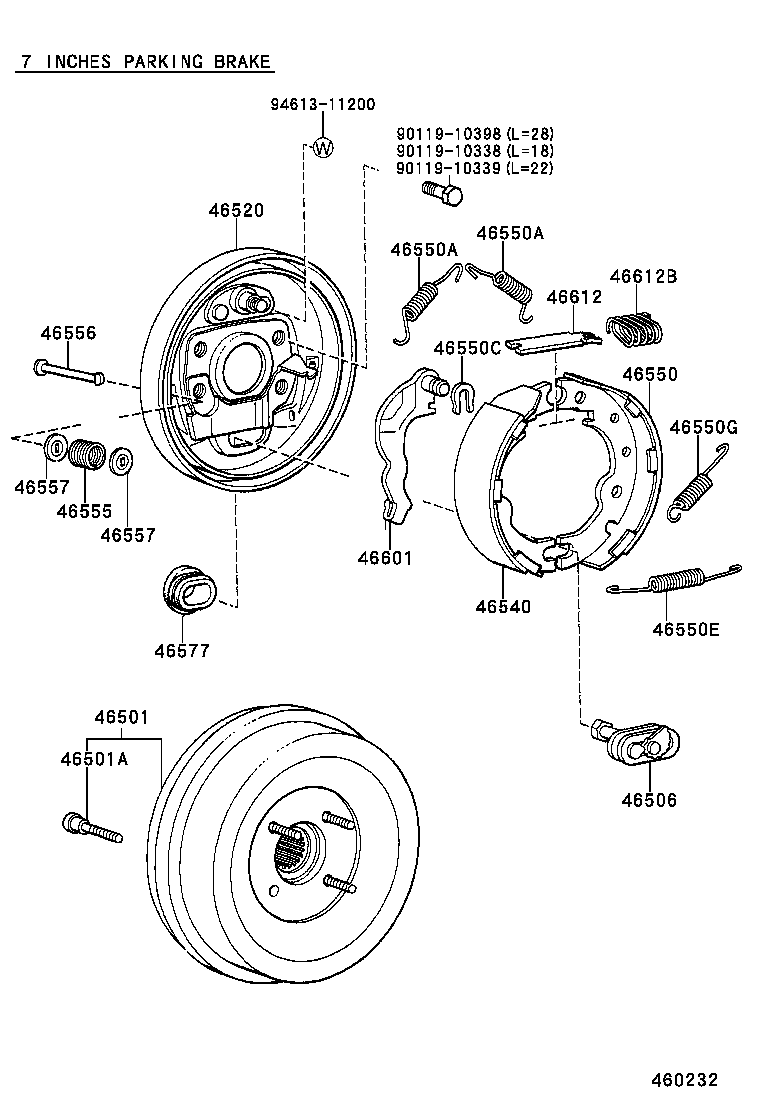  DYNA TOYOACE |  PARKING BRAKE CABLE