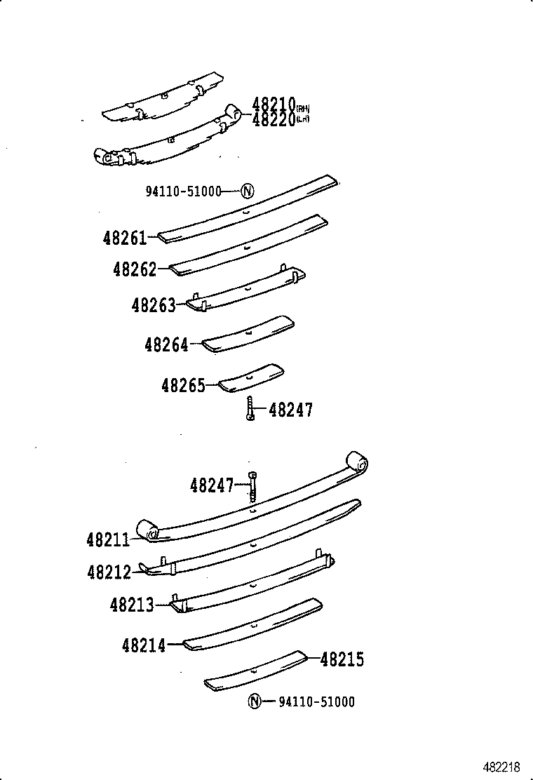  DYNA TOYOACE |  REAR SPRING SHOCK ABSORBER
