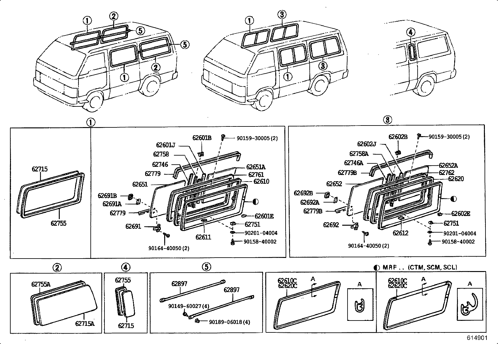  HIACE VAN WAGON |  SIDE WINDOW