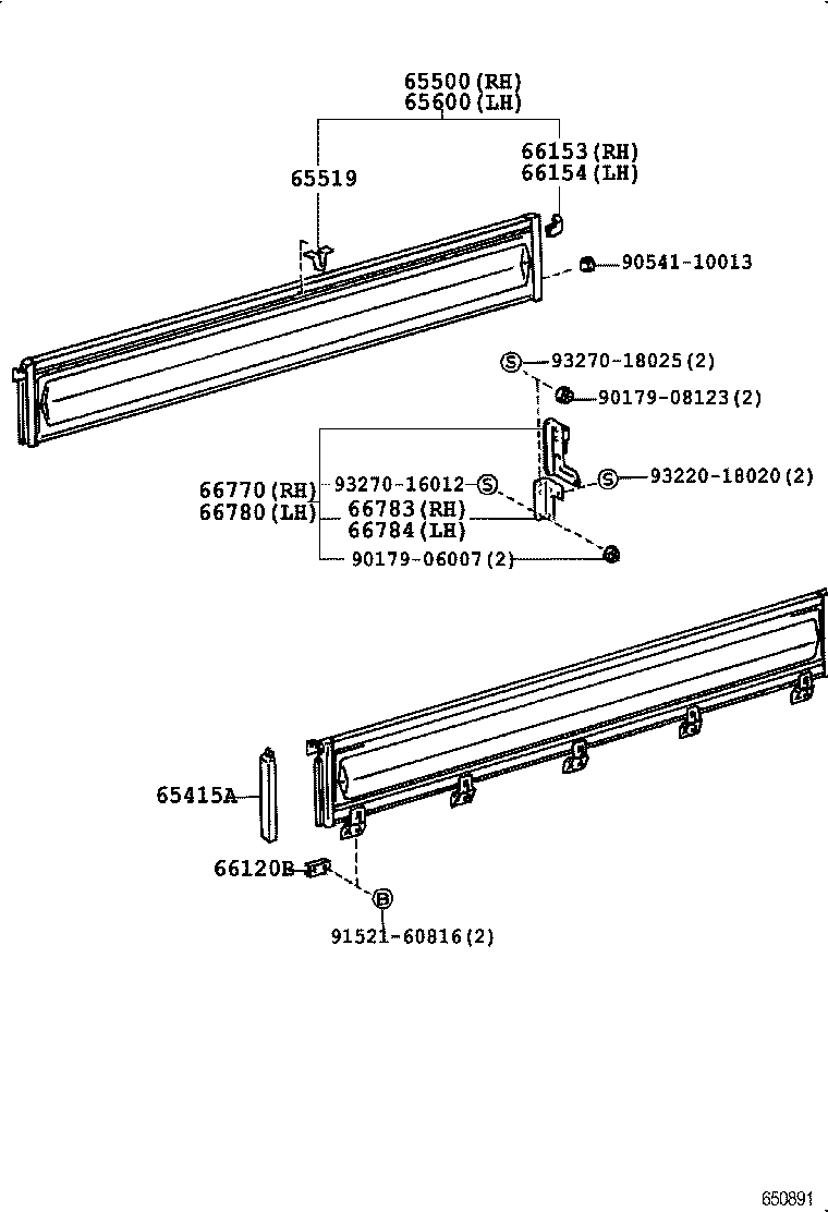  TOYOACE DYNA |  REAR BODY SIDE PANEL