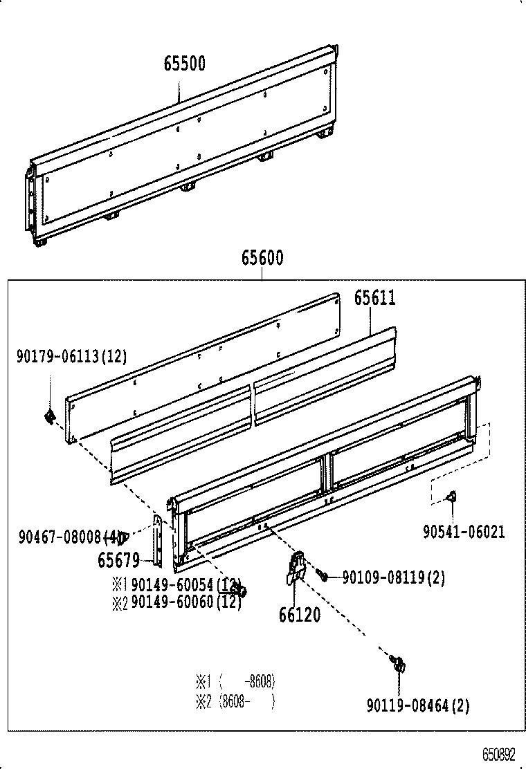  TOYOACE DYNA |  REAR BODY SIDE PANEL
