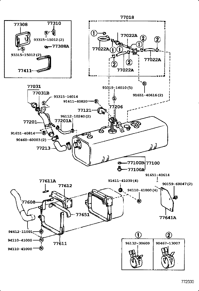  DYNA TOYOACE |  FUEL TANK TUBE