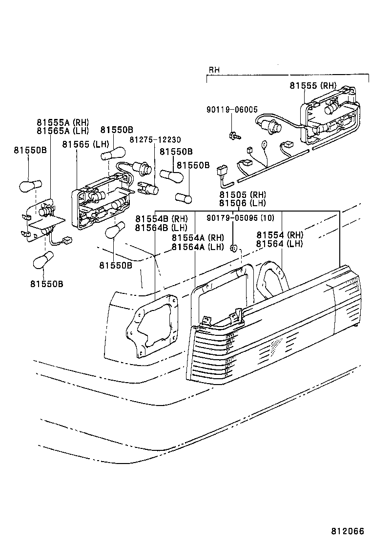  CROWN |  REAR COMBINATION LAMP