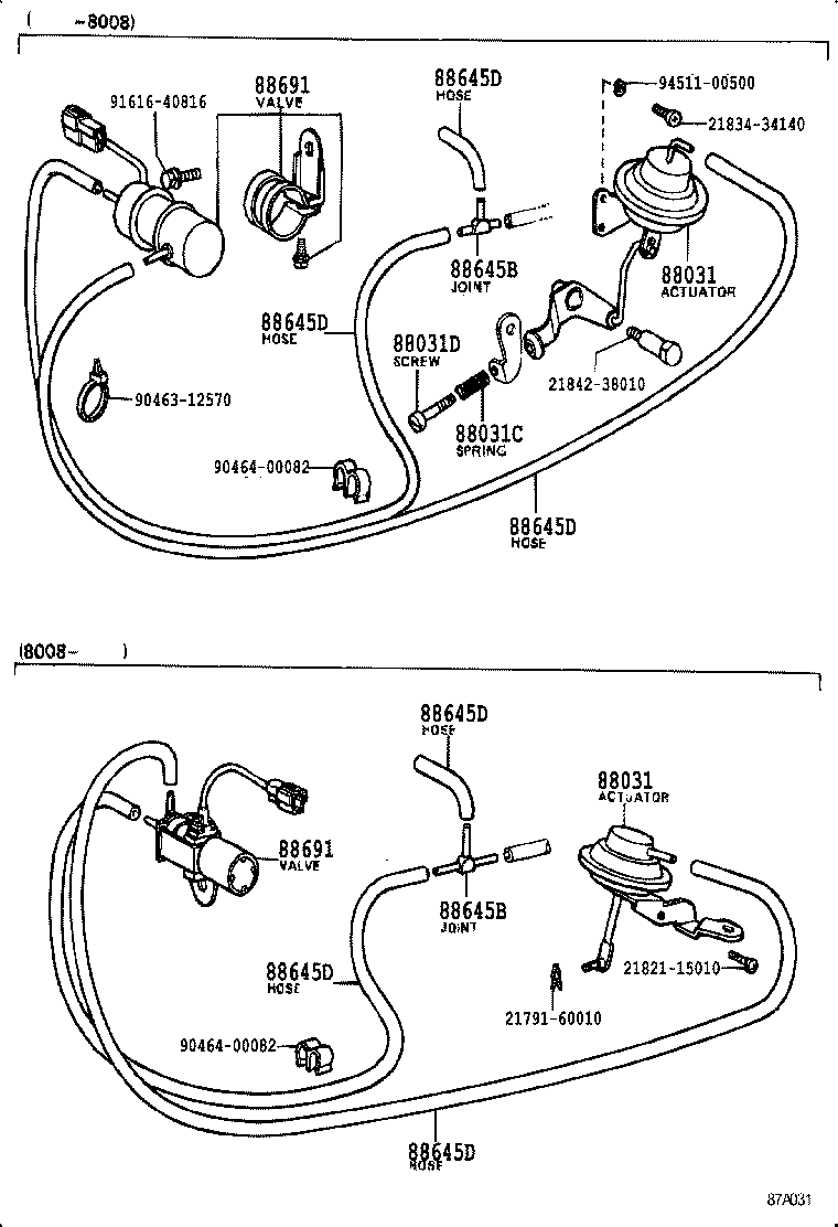  COASTER |  HEATING AIR CONDITIONING VACUUM PIPING