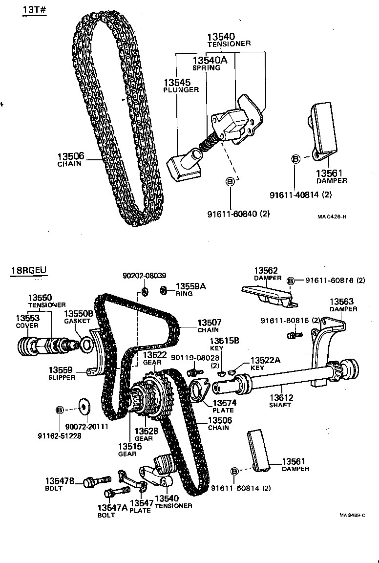  MARK 2 |  TIMING CHAIN