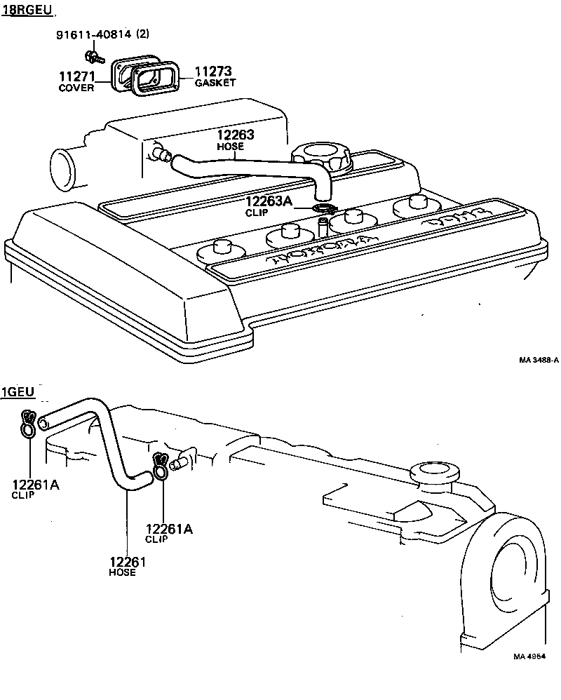  CELICA |  VENTILATION HOSE