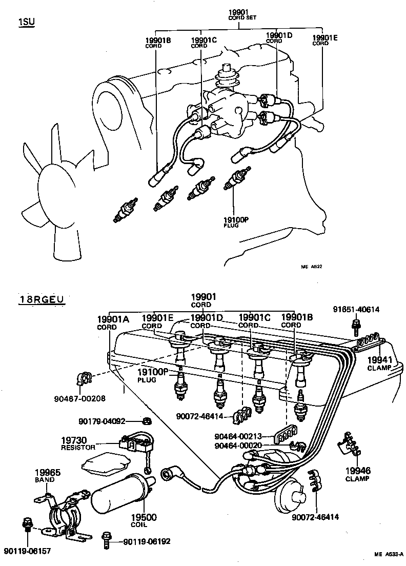  CELICA |  IGNITION COIL SPARK PLUG