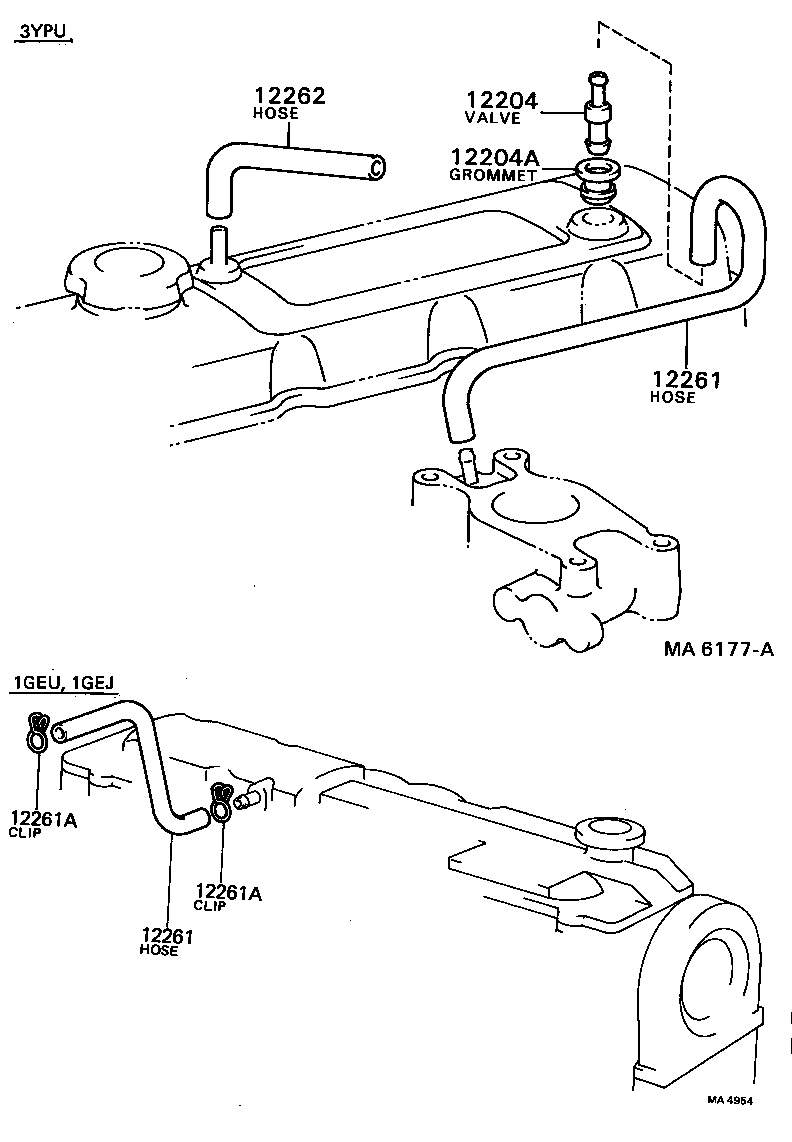  CROWN |  VENTILATION HOSE