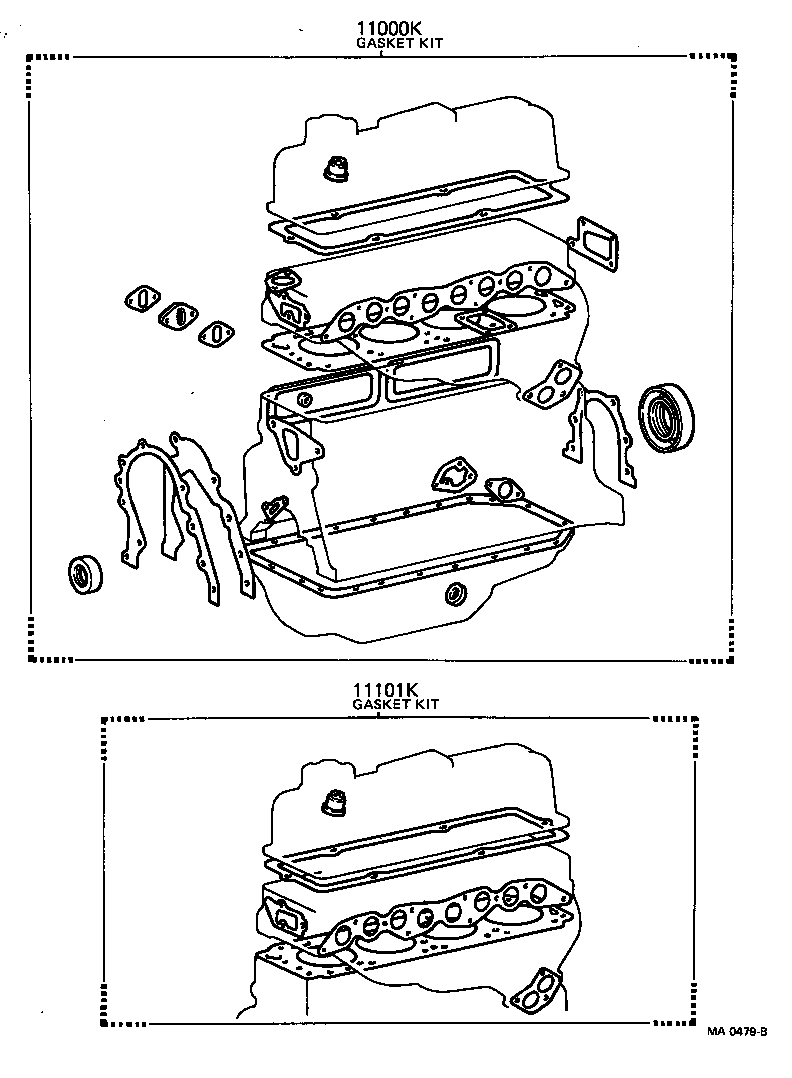  STOUT |  ENGINE OVERHAUL GASKET KIT