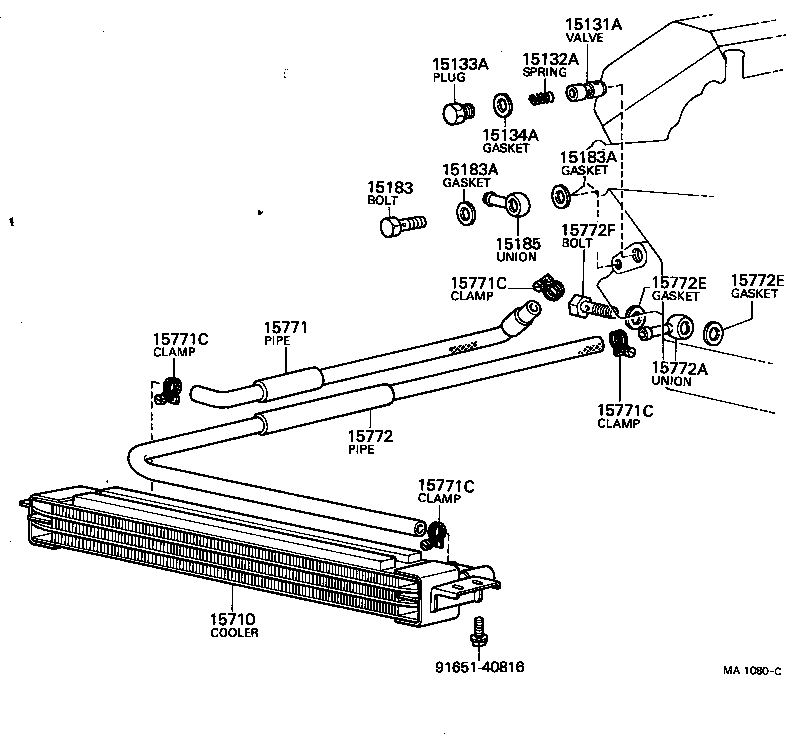  CENTURY |  ENGINE OIL COOLER