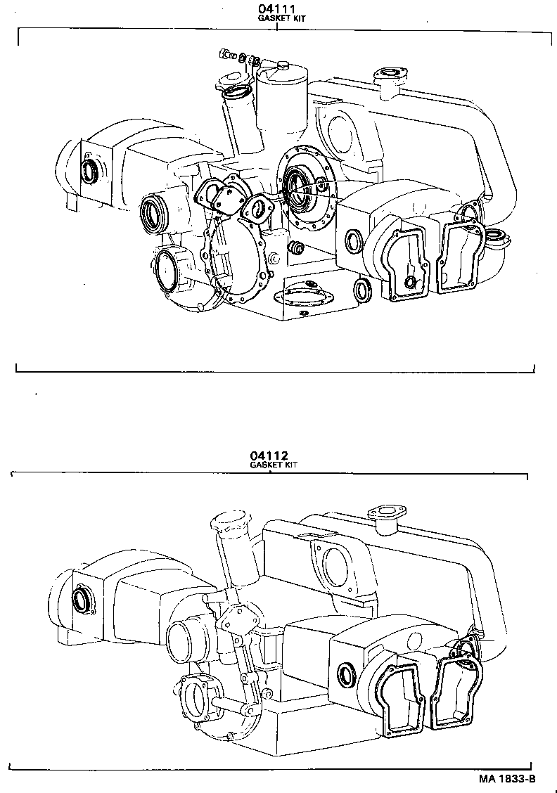  PUBLICA |  ENGINE OVERHAUL GASKET KIT