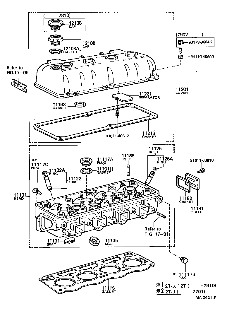  TOWN MASTERACE V WG |  CYLINDER HEAD