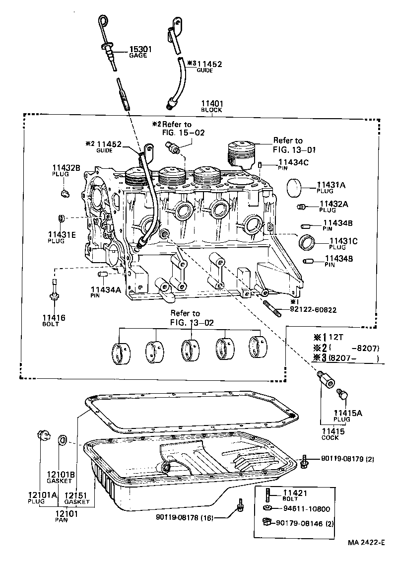  TOWN MASTERACE V WG |  CYLINDER BLOCK