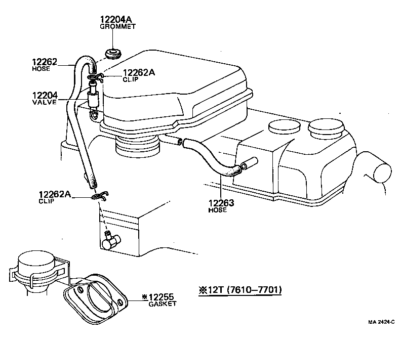  TOWN MASTERACE V WG |  VENTILATION HOSE