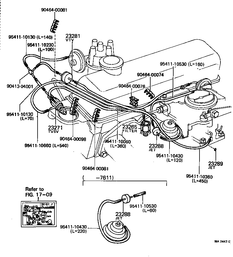  TOWN MASTERACE V WG |  VACUUM PIPING