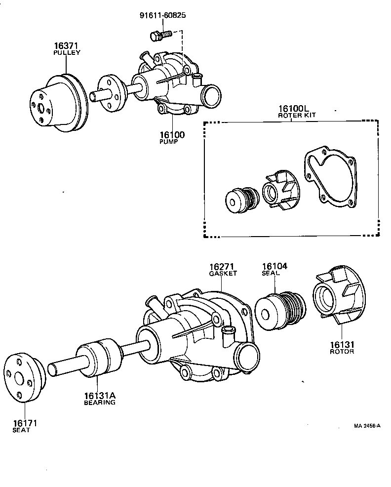  TOWN MASTERACE V WG |  WATER PUMP