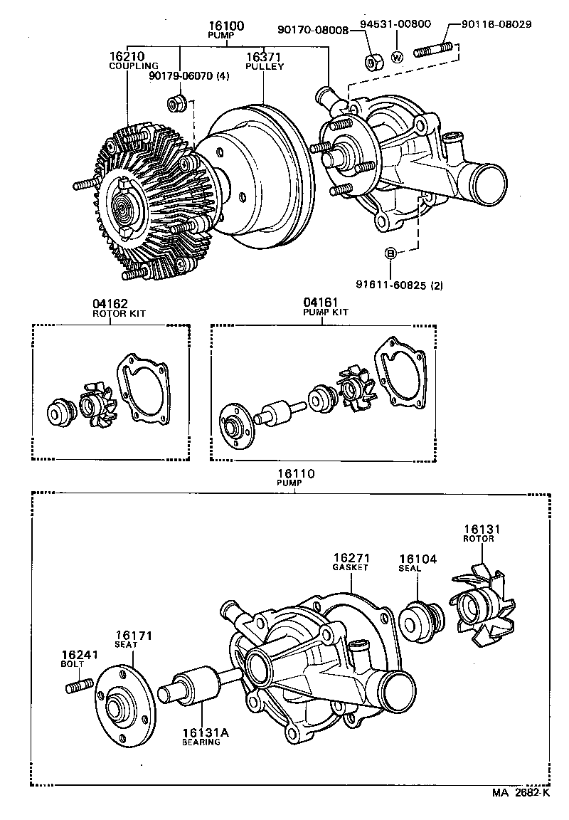  CARINA FR |  WATER PUMP