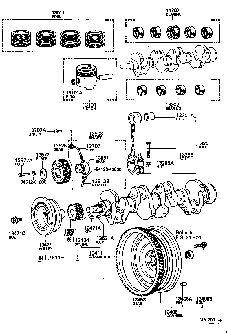  DYNA |  CRANKSHAFT PISTON