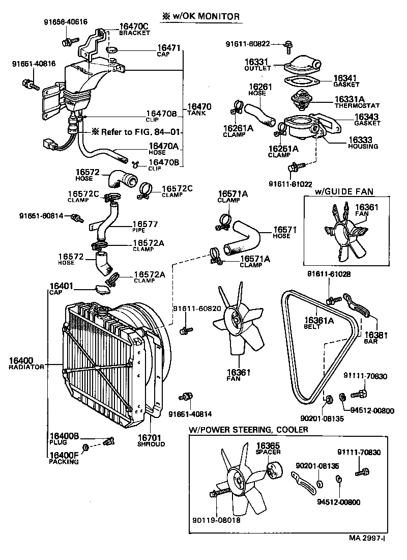  DYNA TOYOACE |  RADIATOR WATER OUTLET
