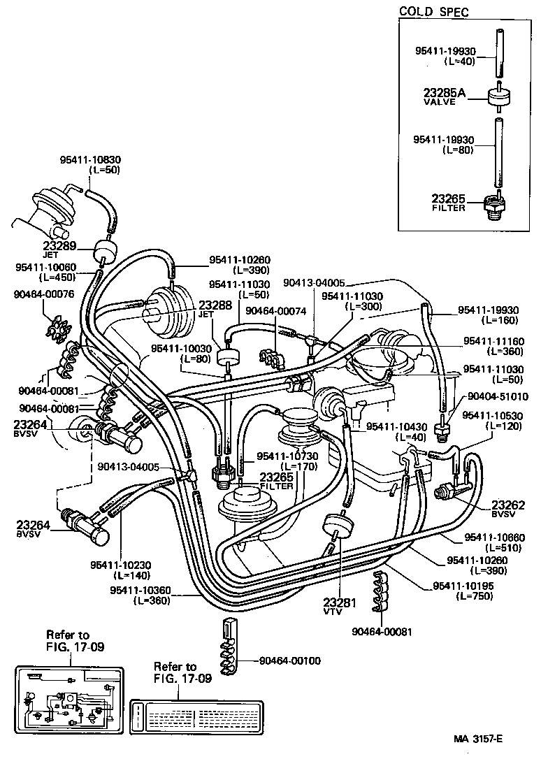 STARLET |  VACUUM PIPING