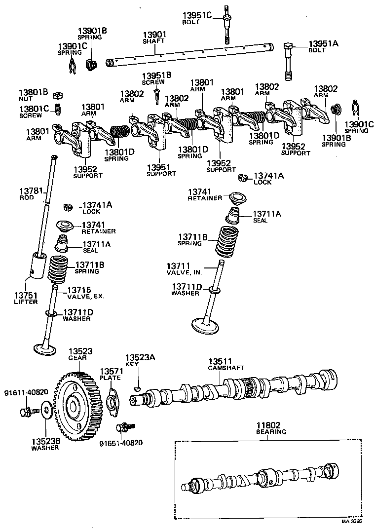  TOWN MASTERACE V WG |  CAMSHAFT VALVE