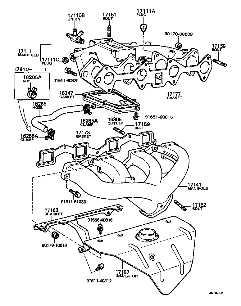  TOWN MASTERACE V WG |  MANIFOLD