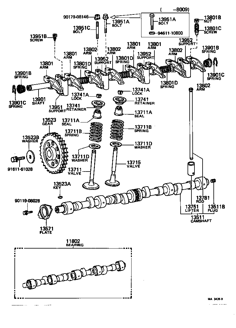  CROWN |  CAMSHAFT VALVE
