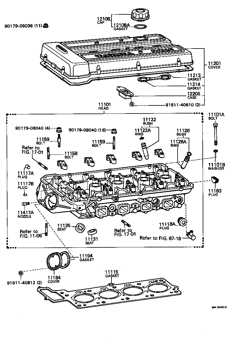  CARINA FR |  CYLINDER HEAD