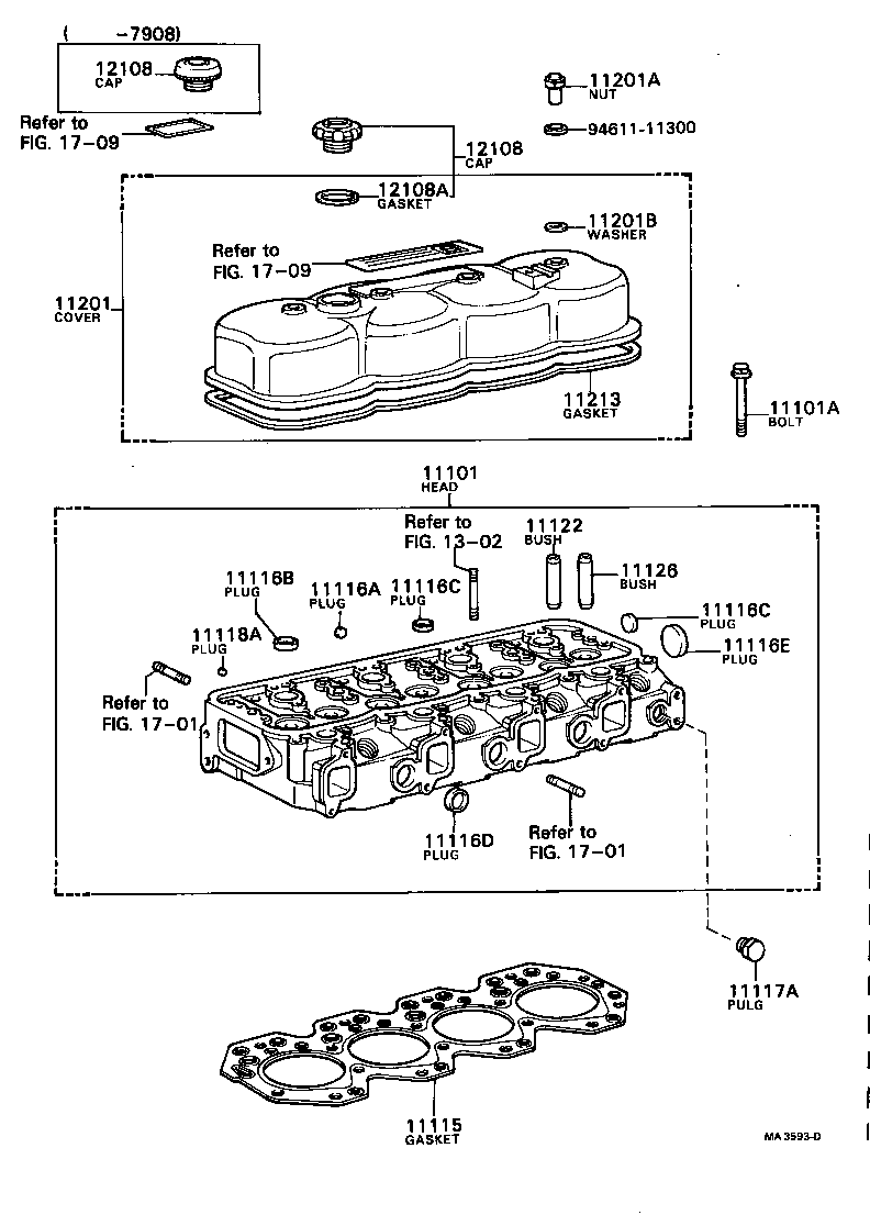  DYNA |  CYLINDER HEAD