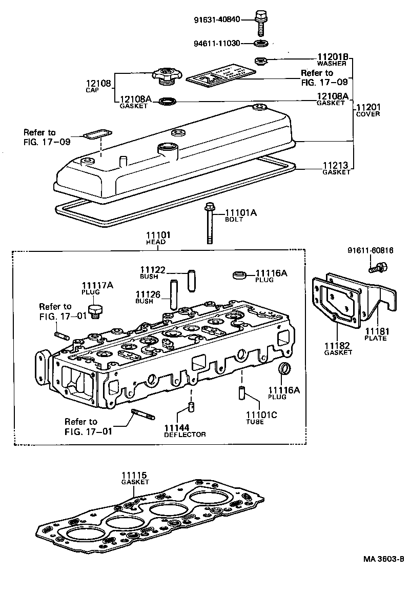  DYNA TOYOACE |  CYLINDER HEAD