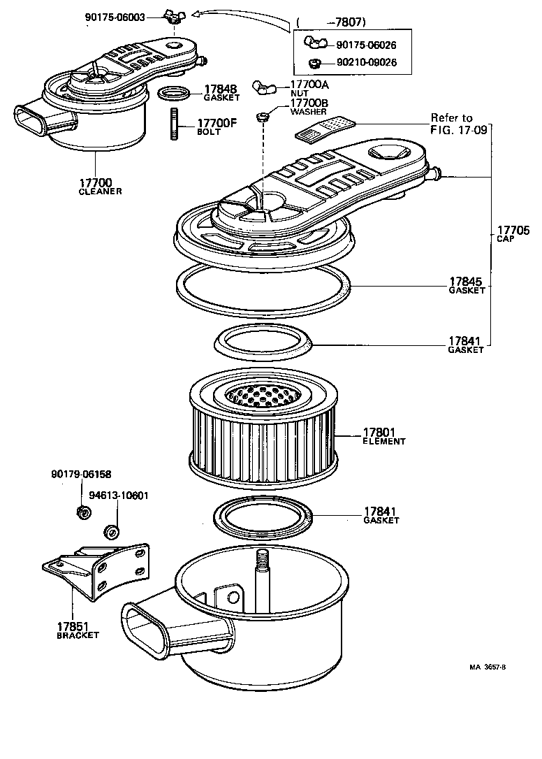  LAND CRUISER VAN |  AIR CLEANER