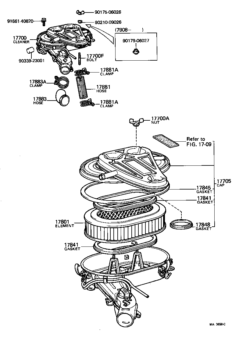  LAND CRUISER VAN |  AIR CLEANER