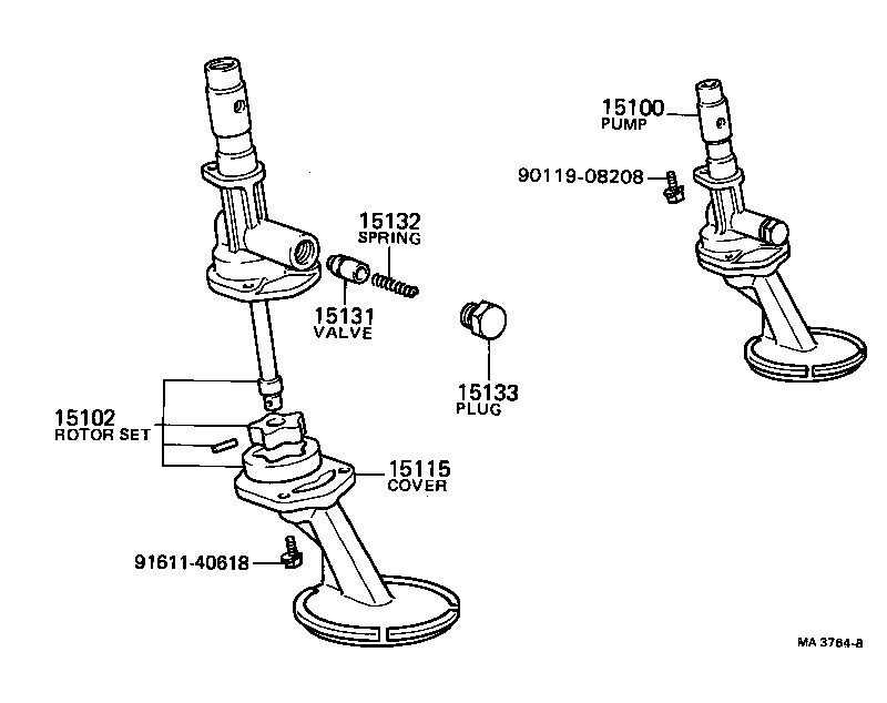  LITE TOWNACE TRUCK |  ENGINE OIL PUMP