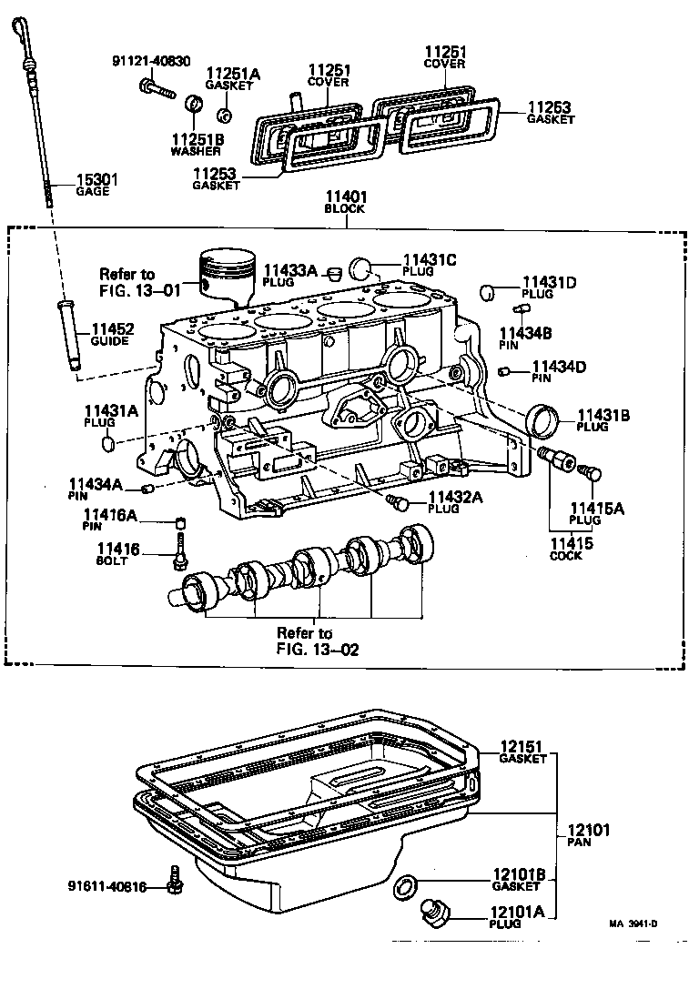  CROWN |  CYLINDER BLOCK