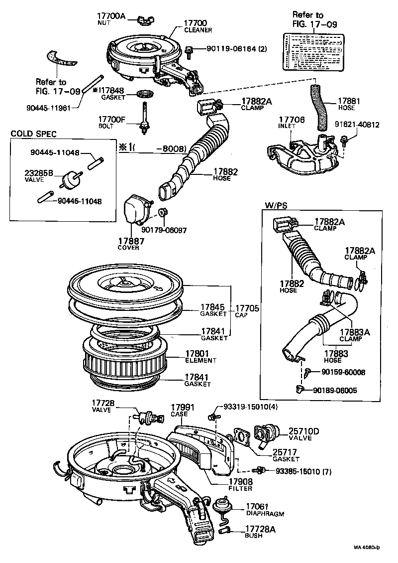  SPRINTER |  AIR CLEANER