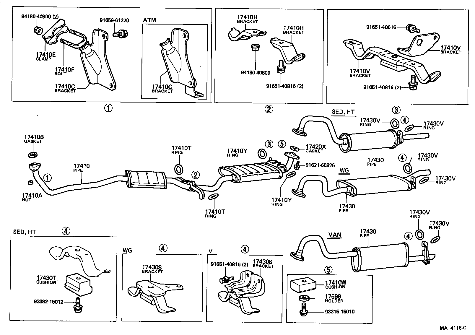  CROWN |  EXHAUST PIPE