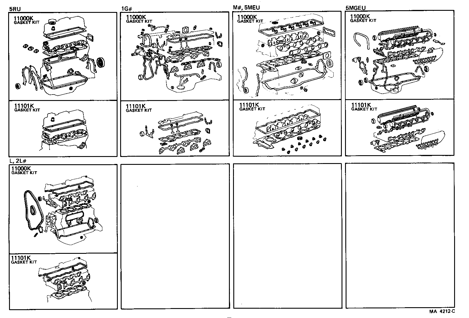  CROWN |  ENGINE OVERHAUL GASKET KIT