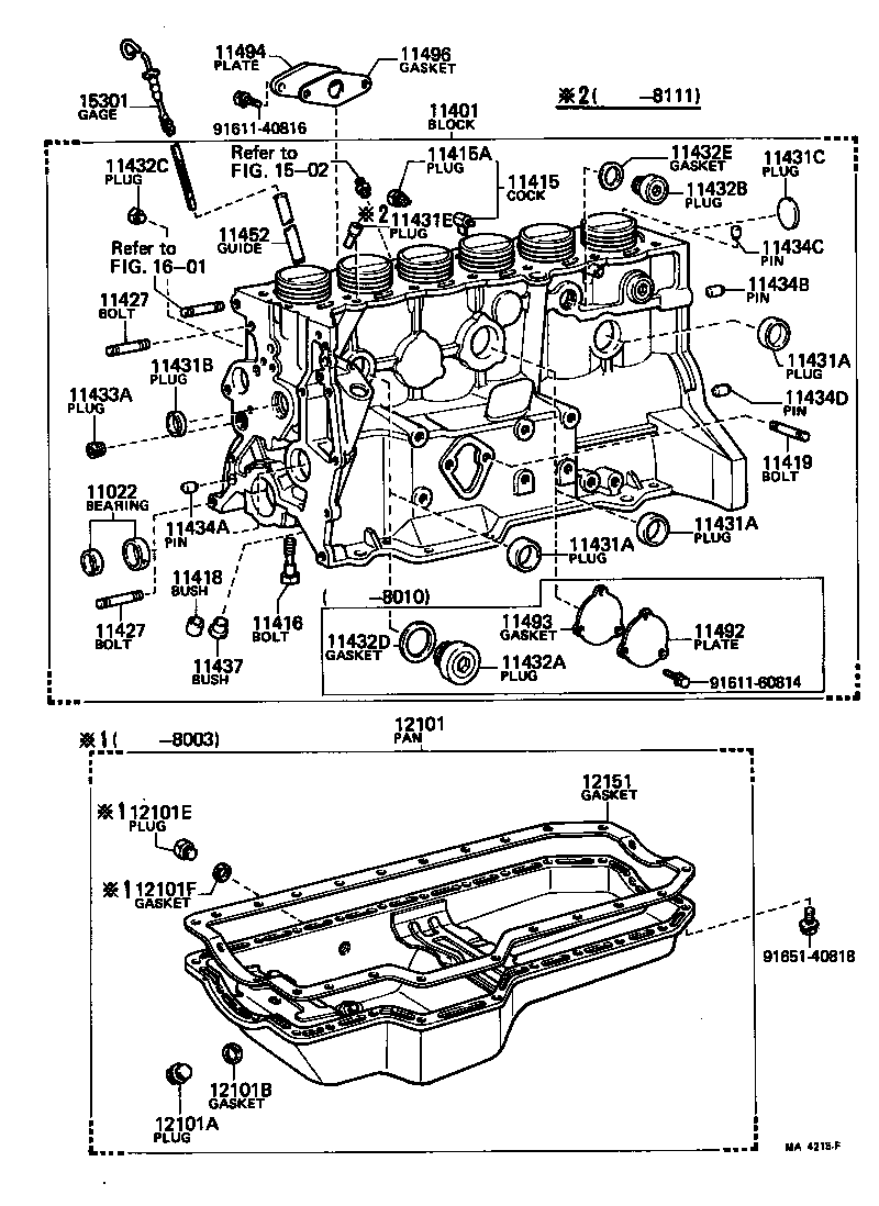  CROWN |  CYLINDER BLOCK