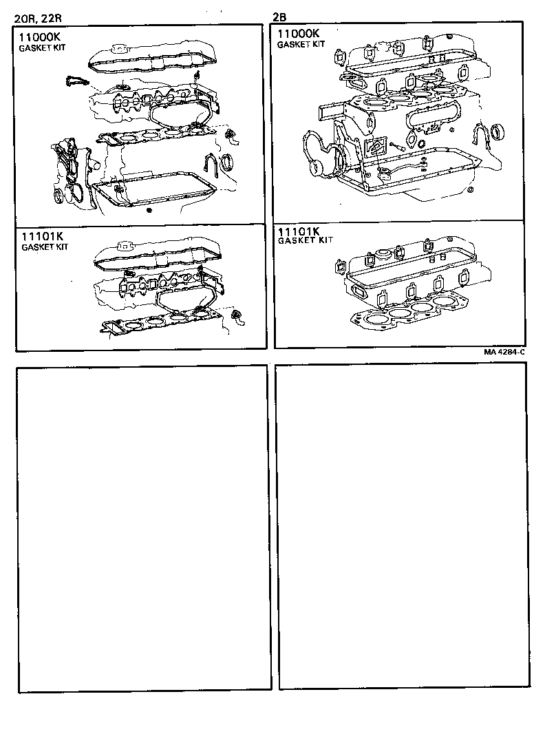  COASTER |  ENGINE OVERHAUL GASKET KIT