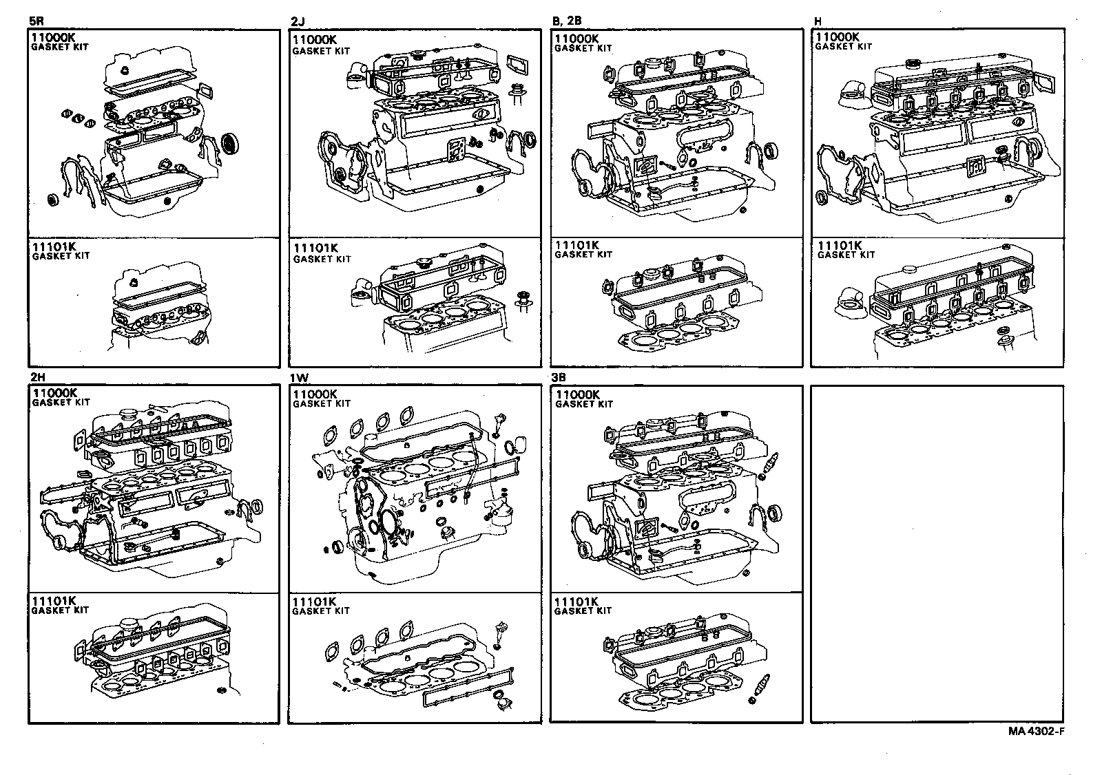  DYNA |  ENGINE OVERHAUL GASKET KIT