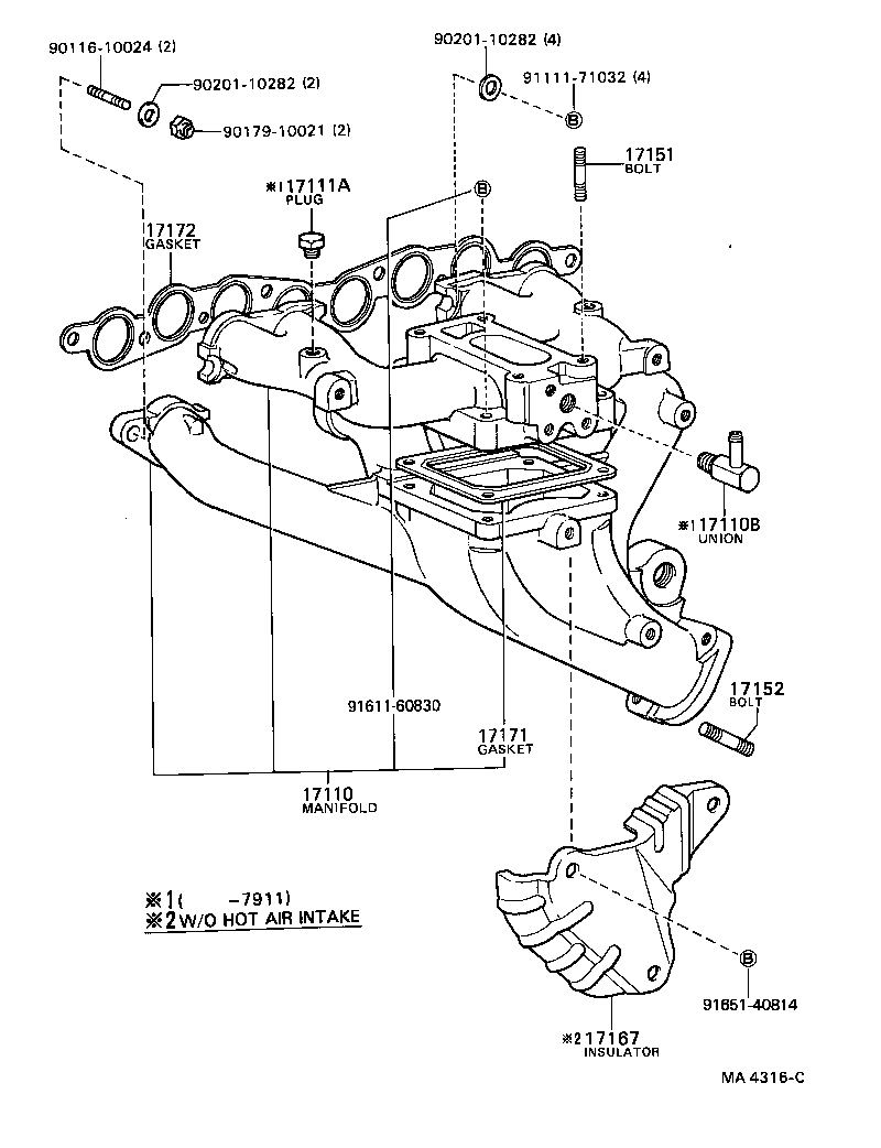  TOWN MASTERACE V WG |  MANIFOLD