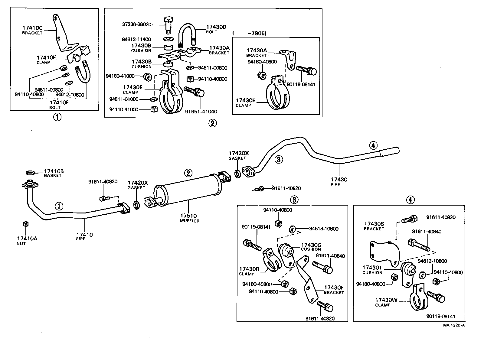  DYNA TOYOACE |  EXHAUST PIPE