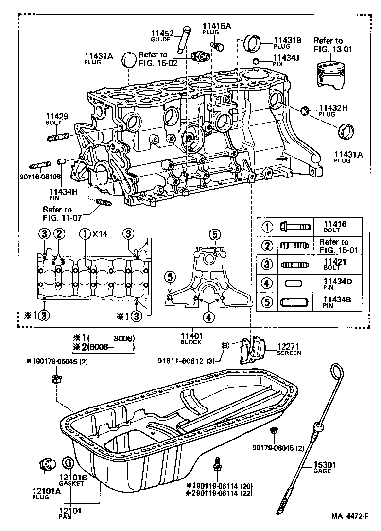  CRESTA |  CYLINDER BLOCK