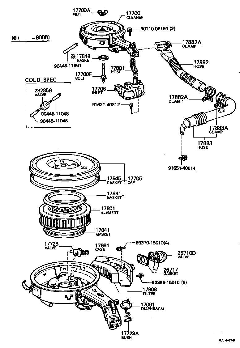  CRESTA |  AIR CLEANER