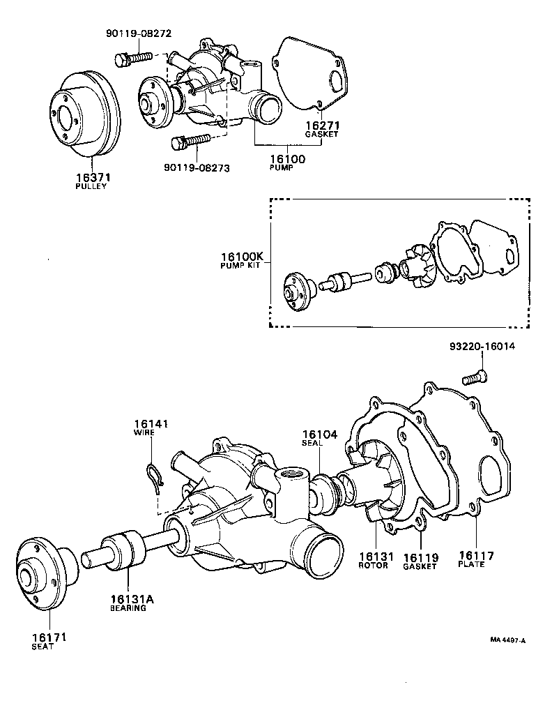  COASTER |  WATER PUMP