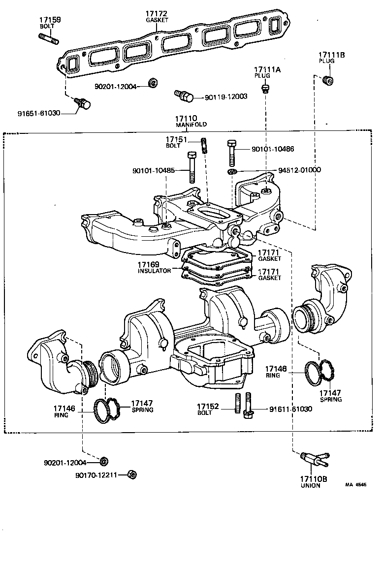  LAND CRUISER VAN |  MANIFOLD