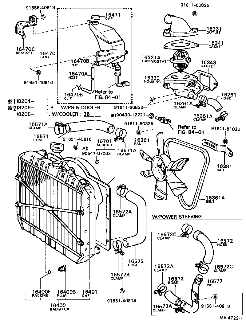  DYNA |  RADIATOR WATER OUTLET